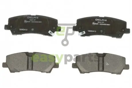 Тормозные колодки, дисковые. Delphi LP3254