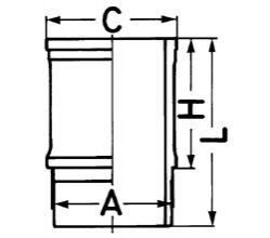 Гильза цилиндра KOLBENSCHMIDT 89893110 (фото 1)
