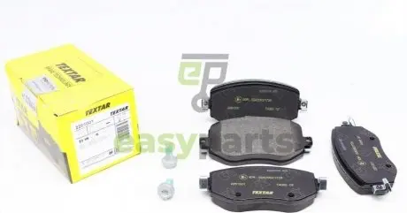 Колодки гальмівні (передні) Renault Megane IV 15- (TRW) Q+ TEXTAR 2261001