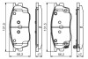 Гальмівна колодка BOSCH 0986495087 (фото 1)