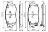 Гальмівна колодка BOSCH 0986495087 (фото 1)