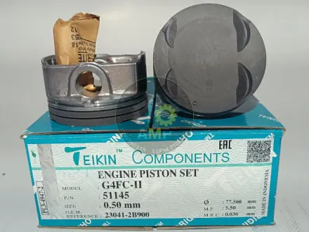 Поршні ремонт (+0.50 мм) (к-кт на мотор) Hyundai G4FC-II TEIKIN 51145050