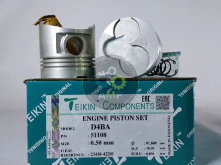 Поршни ремонт (+0.50мм) (к-кт на мотор) Hyundai D4BA TEIKIN 51108050