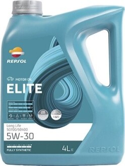 RP ELITE LONG LIFE 50700/50400 5W-30 (5х4Л) Repsol RPP0057IGB