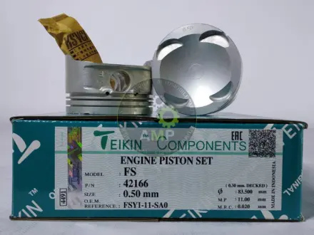 Поршні + 0.50 mm (к-кт на мотор) Mazda FS TEIKIN 42166050