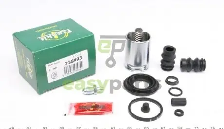 Ремкомплект супорта (заднього) (L) Citroen C4/Toyota Avensis 06- (d=38mm) (+поршень з механізмом) FRENKIT 238993