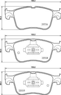 Тормозные колодки дисковые BREMBO P24 234 (фото 1)