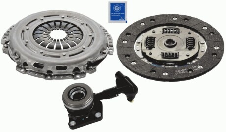 Комплект зчеплення Ford Focus/Mondeo IV 1.6 Ti 10- (d=228mm) (+вижимний) SACHS 3000 990 342