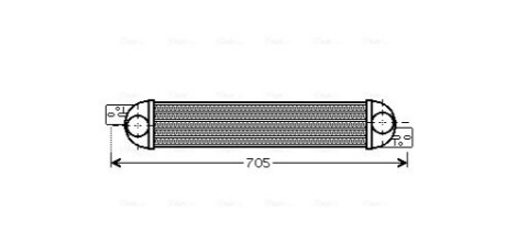 Интеркулер AVA COOLING OLA 4392