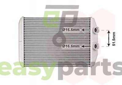 Радиатор отопителя NISSAN NV 400 (M20) (10-) Van Wezel 30016702 (фото 1)