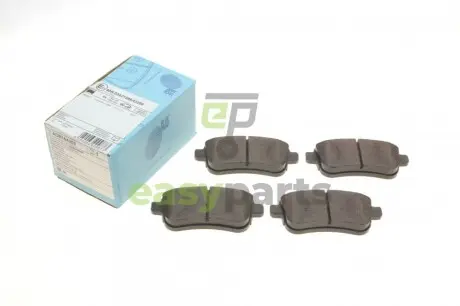 Колодки гальмівні (задні) Renault Fluence/Megane/Scenic 1.2-2.0dCi 08- BLUE PRINT ADR164202