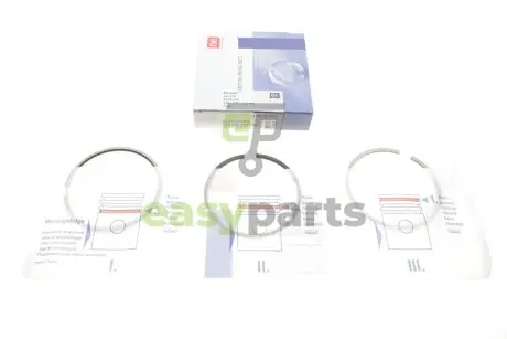 Кільця поршневі VW Caddy III 2.0TDI (81.00mm/STD) (1.75-2.0-3.0) = 8950190000 NPR 120 050 0017 00