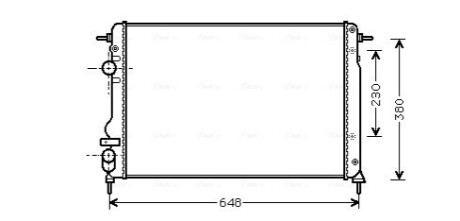Радіатор AVA COOLING RTA 2312