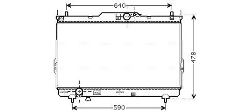 Радіатор AVA COOLING HY2113