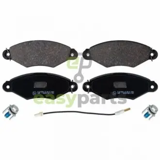 NISSAN гальмівні колодки передн. Kubistar 03-,Renault Kangoo 97- BLUE PRINT ADN142122