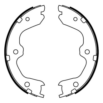 Гальмівні колодки, барабанні ABE C01067ABE