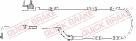 Датчик зносу,гальм.колодки QUICK BRAKE WS0442A