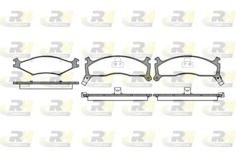 Тормозные колодки дисковые. ROADHOUSE 2600.02