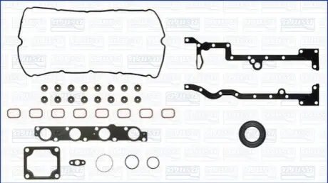 FORD комплект прокладок двигуна TRANSIT 2.4 TDI 00- AJUSA 51018600