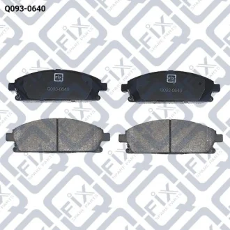 КОЛОДКИ ТОРМ ПЕРЕДН Q-fix Q0930640