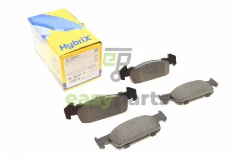 Колодки гальмівні (передні) Dacia Logan II/Sandero II 12-/Renault Logan 11-/Sandero 13/Clio IV 18- Metelli 22-0975-1