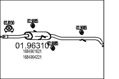Глушитель MTS 01.96310