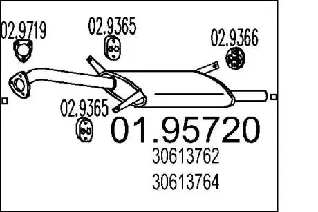 Глушник MTS 01.95720