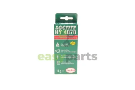 LOCTITE HY 4070, 11G Клей двохкомпонентний гібридний (10:1/висок. вязк./4 насадки) HENKEL / LOCTITE 2237457