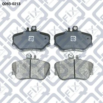 КОЛОДКИ ГАЛЬМІВНІ ПЕРЕДНІ ДИСКОВІ Q-fix Q0930213
