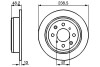 Диск гальмівний задній ROVER 200 1.8i 16V Vi HONDA Accord,Civic BOSCH 0986478350 (фото 1)