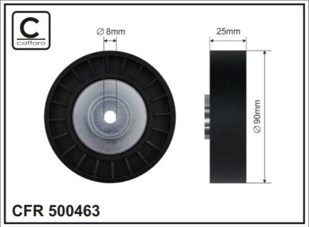 Ролик шківу CAFFARO 500463