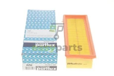 Фільтр повітряний Fiat Panda 1.1 i.e.Selecta 95-03/Punto 1.1/1.2 94-00/Sinquecento 1.1 Sporting 94-98 Purflux A252