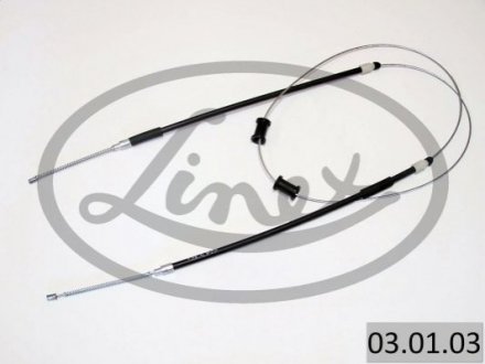 Трос ручного тормоза LINEX 030103 (фото 1)