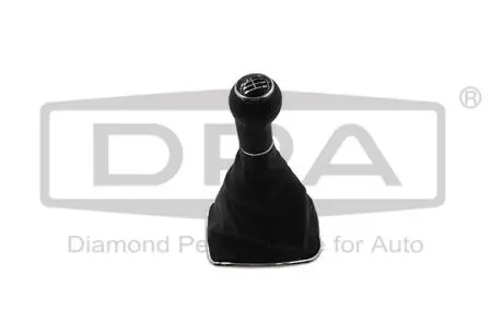 Ручка КПП с пыльником черный 5 ступ VW Bora (98-05),Golf (97-05) D DPA 77110000102