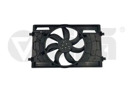 Вентилятор радиатора с диффузором Skoda Karoq (18-),Octavia (13-21),Superb (15-) Vika 11211836001