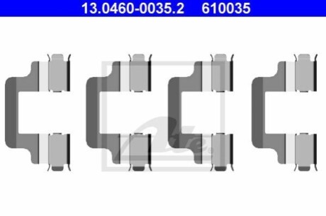 К/т монтажный колодок ATE 13.0460-0035.2