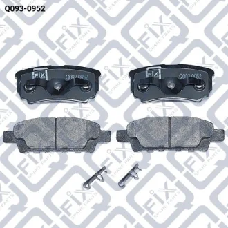 КОЛОДКИ ГАЛЬМІВ ЗАДН ДИСК MITSUBISHI LANCER IX 04- Q-fix Q0930952