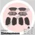 Гальмiвнi колодки дисковi переднi ZIMMERMANN 235811902 (фото 1)