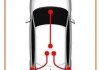 Трос стояночного тормоза задн лев Mercedes E (W211) 1.8-6.2 03.02-12.10 COFLE 10.9447 (фото 2)