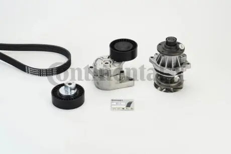 Фото 1 - комплект (ремень + ролики+помпа) Contitech 6PK1538 WP1 Комплект (ремень + ролики+помпа) Contitech 6PK1538 WP1 (фото 1)