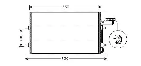 Радіатор AVA COOLING VO5140