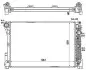 Радіатор охолодження Mercedes-benz DB E212 2.2 OM651 NRF 53968 (фото 1)
