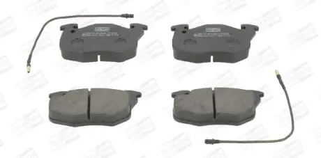 PEUGEOT Тормозн.колодки передн.106,205,305,309,405,Renault 11,19,21,Clio,Rapid,Super 5 CHAMPION 571332CH