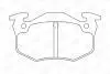 CITROEN гальмівні колодки задн. ZX 91-,Xsara,Peugeot 206-309,Renault 19,Clio,Megane I CHAMPION 571334CH (фото 2)