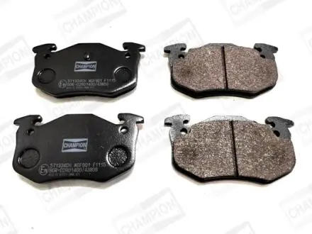 CITROEN гальмівні колодки задн. ZX 91-,Xsara,Peugeot 206-309,Renault 19,Clio,Megane I CHAMPION 571334CH