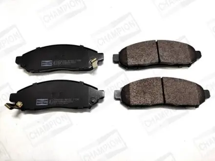 Фото колодки тормозные дисковые передние NISSAN LEAF (ZE0) 10-, NP300 NAVARA (D40) 04 CHAMPION 573431CH Колодки тормозные дисковые передние NISSAN LEAF (ZE0) 10-, NP300 NAVARA (D40) 04 CHAMPION 573431CH