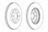 OPEL Диск гальмівний передній Corsa D 06-,Fiat Grande Punto 05- CHAMPION 562304CH (фото 2)