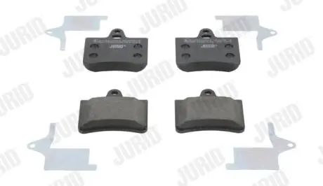 CITROEN Гальмівні колодки дискові C5 01-задн. Jurid 573028J