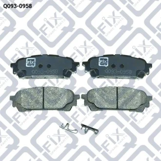 Колодки гальмівні задні дискові Q-fix Q0930958
