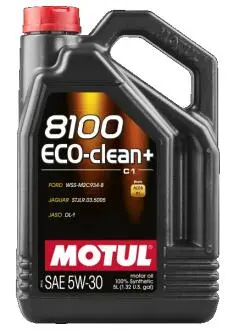 Олива моторна 5W-30 5L 8100 ECO-CLEAN+ FORD WSS-M2C934-B, Jaguar/Land Rover ST.JLR.03.5005 MOTUL 101584